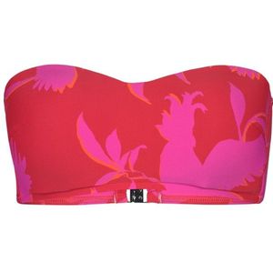 Seafolly Womens Birds Of Paradise Bustier Bandeau Bikinitop (Dames |rood/roze)