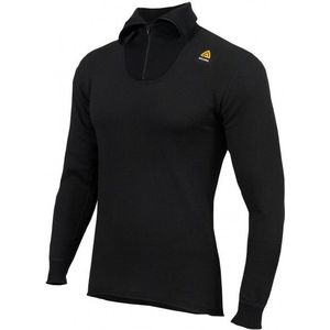 Aclima HW Polo w/Zip Merino-ondergoed (zwart)
