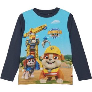 Minymo Kids T-Shirt L/S No 6693 Longsleeve (Kinderen |blauw)