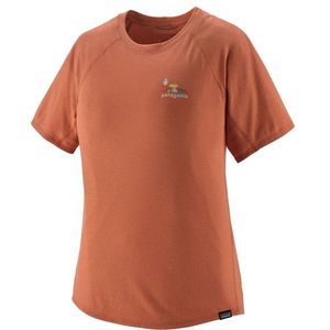 Patagonia Womens Cap Cool Trail Graphic Shirt Sportshirt (Dames |rood)