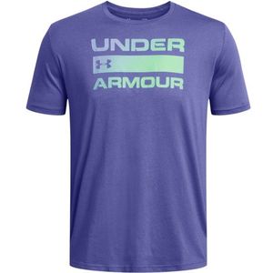 Under Armour UA Team Issue Wordmark S/S T-shirt (Heren |purper)