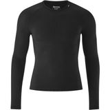Heren - Onderhemd Langarm - Zwart - 87% Polyamide 13% Elastaan