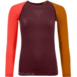 Ortovox Womens 120 Comp Light Long Sleeve Merino-ondergoed (Dames |rood)