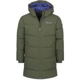 Trollkids - Aurland Coat XT - Lange Jas - Olijfgroen - Waterdicht