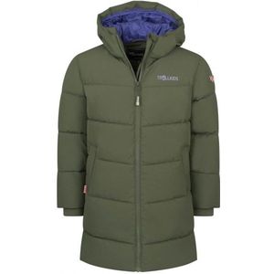 Trollkids - Aurland Coat XT - Lange Jas - Olijfgroen - Waterdicht