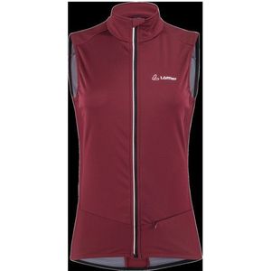 Löffler Womens Vest Airblocc Light Softshellbodywarmer (Dames |rood)