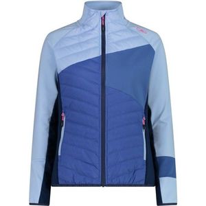 CMP Womens Jacket Hybrid Stretch Performance Synthetisch jack (Dames |blauw)