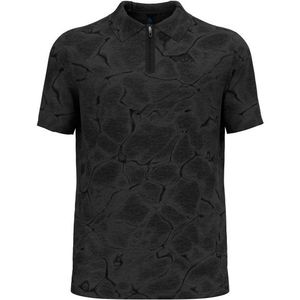 Odlo Ascent Chilltec Polo Shirt S/S Poloshirt (Heren |zwart)