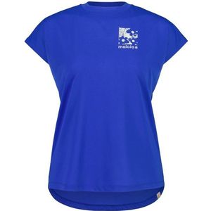 Maloja Womens CastellazM Sportshirt (Dames |blauw)