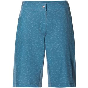 Vaude Womens Ledro Print Shorts Fietsbroek (Dames |blauw)