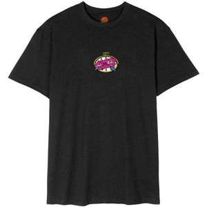 Santa Cruz Grabke Clock Dot Front T-shirt (Heren |zwart)
