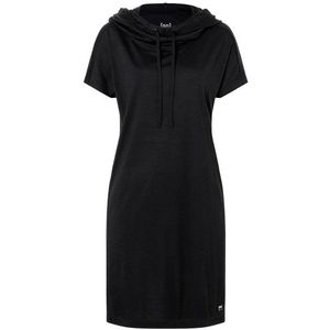 Super.natural - W FUNNEL DRESS - Merinowollen Jurk - Zwart