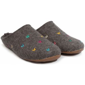 Haflinger - Womens Everest Farfalline - Pantoffels - Grijs