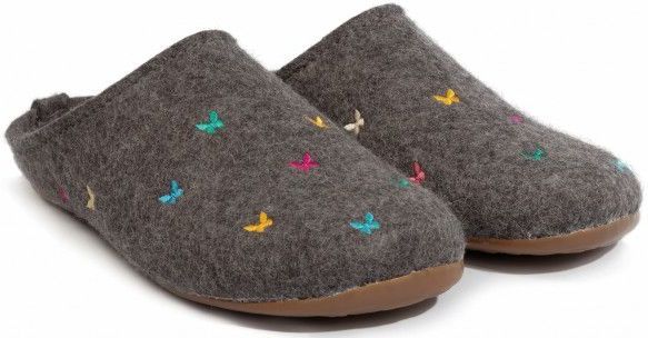 Haflinger - Womens Everest Farfalline - Pantoffels - Grijs