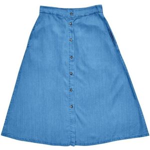 Mazine Womens Denim Midi Skirt Rok (Dames |grijs)