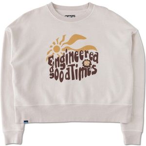 KAVU - Womens Crew Crop - Trui - Grijs