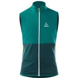 Löffler Hybrid-Vest Primavent Synthetische bodywarmer (Heren |turkoois/blauw)