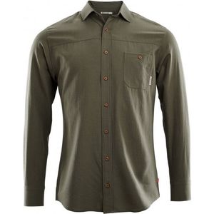 Aclima Woven Wool Shirt Overhemd (Heren |olijfgroen)