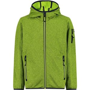 CMP Kids Jacket Fix Hood Knitted + Mesh Fleecevest (Kinderen |groen)