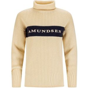 Amundsen Sports Womens Heroes Ski Turtle Neck Wollen trui (Dames |beige)