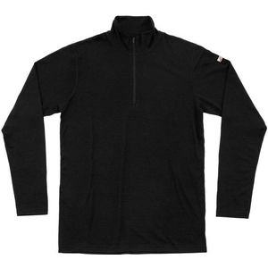 Devold - Breeze Plus Merino 200 Zip Neck - Merino-ondergoed - Zwart
