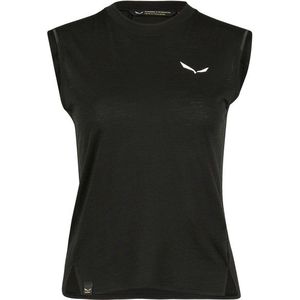 Salewa Womens Pedroc Alpine Merino Tanktop Merinoshirt (Dames |zwart)