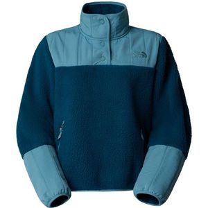 The North Face Womens Cragmont Fleece 1/4 Snap Fleecetrui (Dames |blauw)