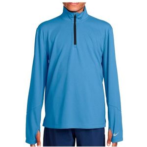 Nike Kids Multi Dri-Fit UV Long-Sleeve 1/2-Zip Top Sportshirt (Kinderen |blauw)