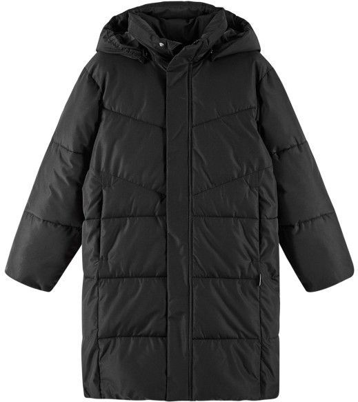 Reima Kids Vaanila Lange jas (Kinderen |zwart |waterdicht)