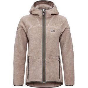 Elevenate Womens Glacier Pile Hood Fleecevest (Dames |bruin)