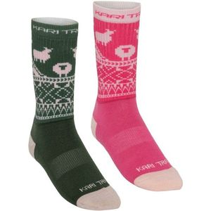 Kari Traa - Puffin Sock - Skisokken - Roze - Dames