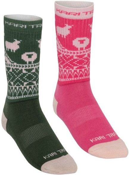 Kari Traa - Puffin Sock - Skisokken - Roze - Dames