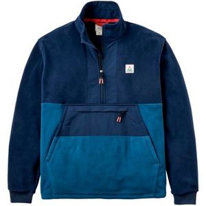 Passenger Woodland Hoodless 20 1/2 Zip Recycl Polar Fleece Fleecevest (Heren |blauw)