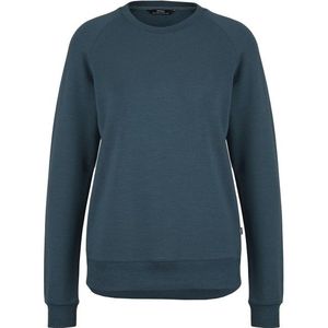 Stoic Womens MerinoTerry285 AlavaaraSt Crew Pullover Merinotrui (Dames |blauw)
