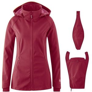 Mamalila Womens Softshell-Tragejacke Allrounder Fit Softshelljack (Dames |rood)