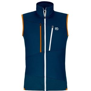 Ortovox Fleece Grid Vest Fleecebodywarmer (Heren |blauw)