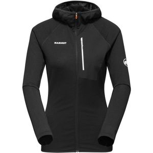 Mammut Womens Aenergy Light Midlayer Hooded Jacket Fleecevest (Dames |zwart)