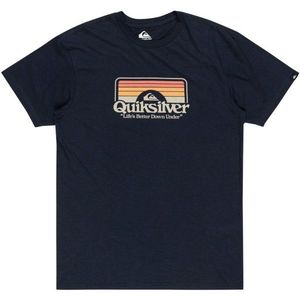 Quiksilver Step Inside S/S T-shirt (Heren |blauw)