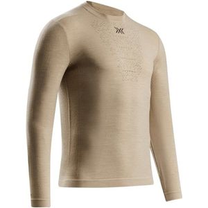 X-Bionic - Mightywool Shirt L/S - Merino-ondergoed - Beige