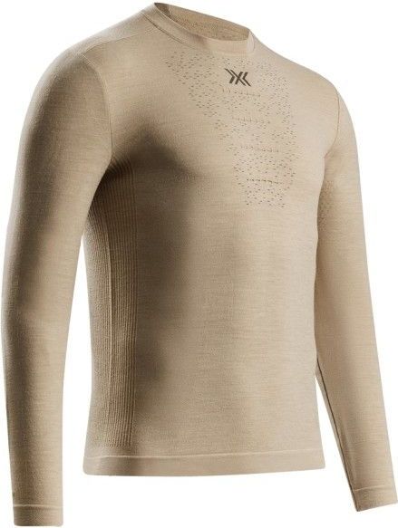 X-Bionic - Mightywool Shirt L/S - Merino-ondergoed - Beige
