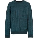Iriedaily - Theo Structure Knit - Trui - Blauw