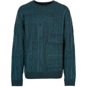 Iriedaily - Theo Structure Knit - Trui - Blauw