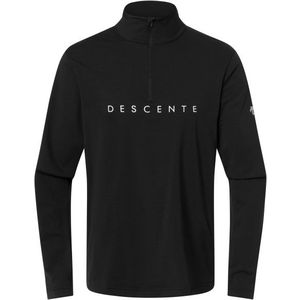 Descente Chest Logo T-Neck Fleecetrui (Heren |zwart)
