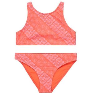 Roxy Girls Heart N Soul Crop Top Set Bikini (Kinderen |rood)