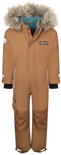 Trollkids - Kirkenes - Snowsuit - Bruin - Waterdicht