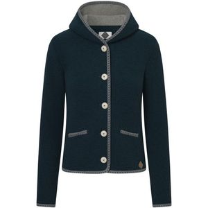 STAPF Womens Malwine Wollen vest (Dames |zwart/blauw)