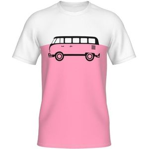Elkline Kids Four Wheels To Freedom Abfahrt T-shirt (Kinderen |roze)