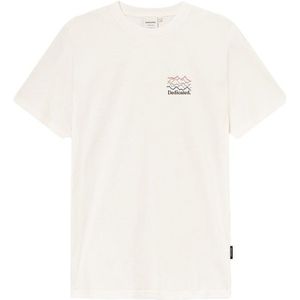 DEDICATED T-Shirt Stockholm Line Mountains Logo T-shirt (Heren |wit)
