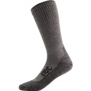 Stoic Merino Wool Silk Hiking Socks Wandelsokken (grijs)