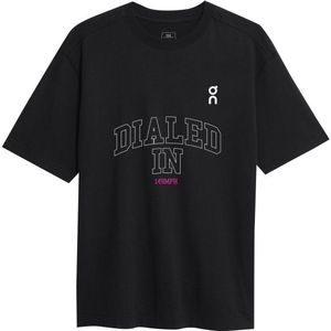 On - Club Short Sleeve T-shirt - Zwart - Dames